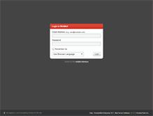 Tablet Screenshot of email.zcom.it